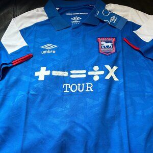 ENGLAND Premier League IPSWICH TOWN FC Men's JERSEY Sz M,L,XL,2XL by Umbro